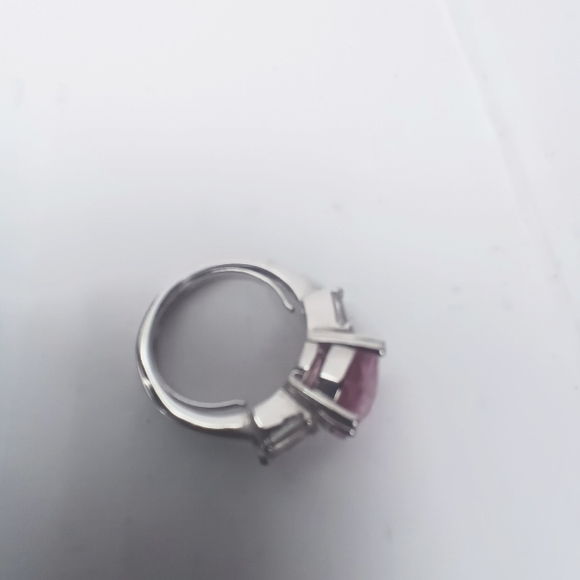 Woman Ring pink diamond - Picture 1 of 9